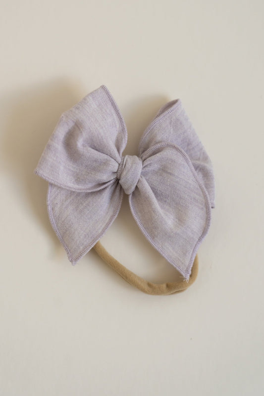 Small Fable Bow ~ pastel purple - Renny & Blu