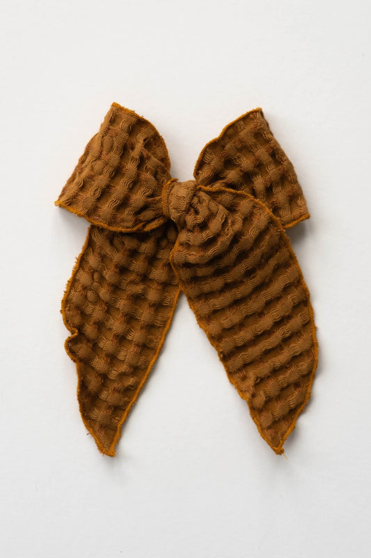 Fable bow ~ Ocre - Renny & Blu
