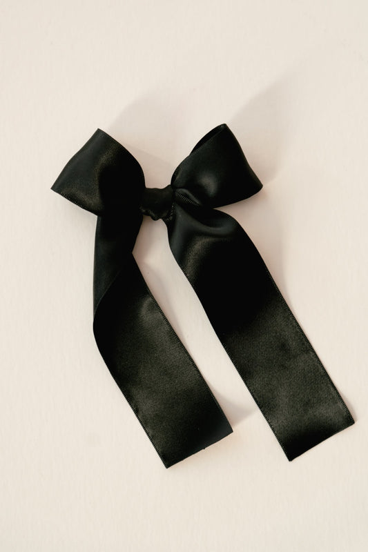 Long tail bow ~ Black Tie - Renny & Blu
