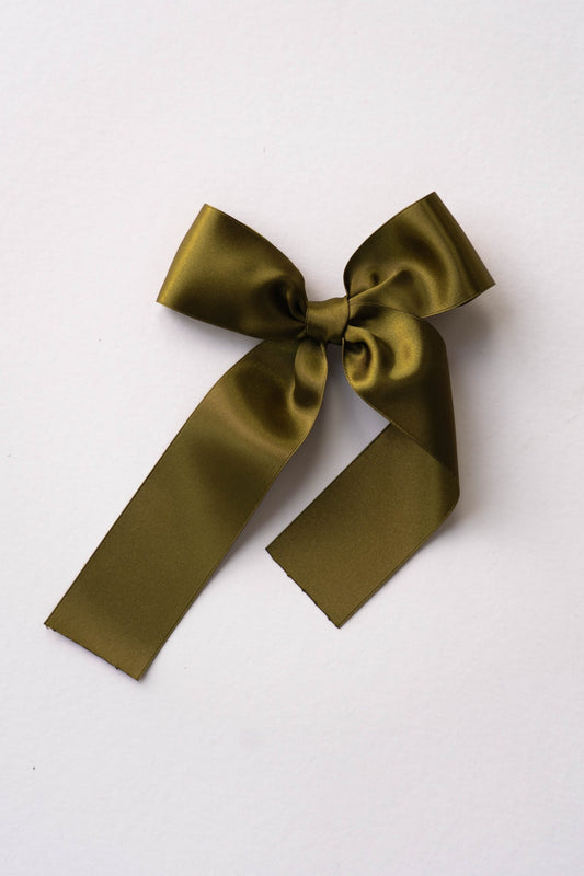 Long Tail Bow ~ Moss - Renny & Blu