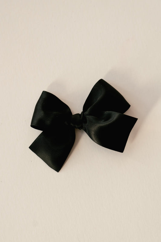 Pinwheel bow ~ Black Tie - Renny & Blu