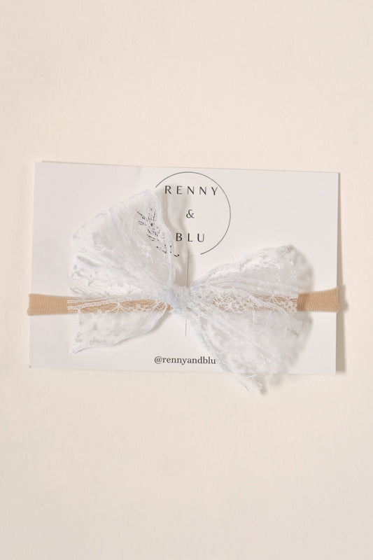 Pinwheel bow ~ Juliet - Renny & Blu