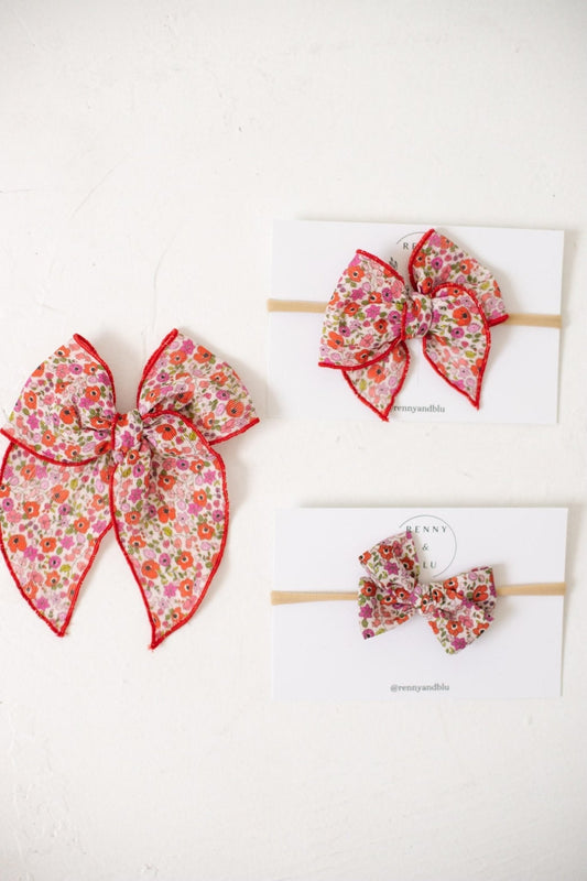 Small Fable bow ~ Poppy - Renny & Blu